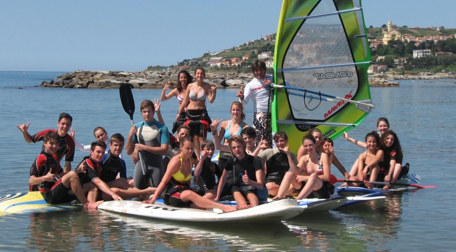 Lezione di educazione fisica: windsurf (parte 2/2)